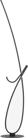 EGLO Gulvlampe Cardoncito Black Svart Gulvlamper