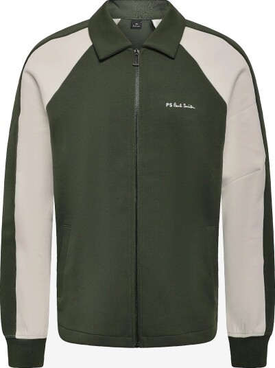 PS Paul Smith Mens Zip Jacket BOTTLE GREEN S