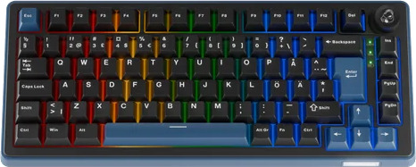 Ducky OK-M-75 Gamingtastatur Nordisk uten numerisk tastatur svart DKOKM2583-KWFIPDCOCH1 Ducky OK-M-75 Gamingtastatur Nordisk uten numerisk tastatur svart DKOKM2583-KWFIPDCOCH1