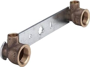 Viega Gemini 15 mm Montageblok for Overvanns- og Drensrør