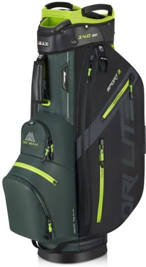 Big Max Dri Lite Sport 3 Cart Bag - Forrest Green/black/lime