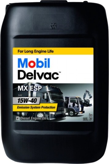 Motorolje MOBIL 15W40 DELVAC MX ESP 20L