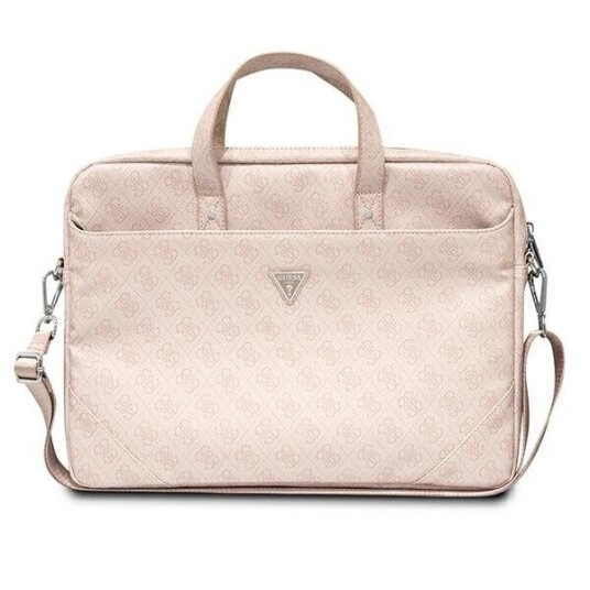 Guess Bag Guess Bag Gucb15p4tp 16" Rosa/Rosa Saffiano 4G Hot Stamp Triangle Logo Guess Bag Guess Bag Gucb15p4tp 16" Rosa/Rosa Saffiano 4G Hot Stamp Triangle Logo
