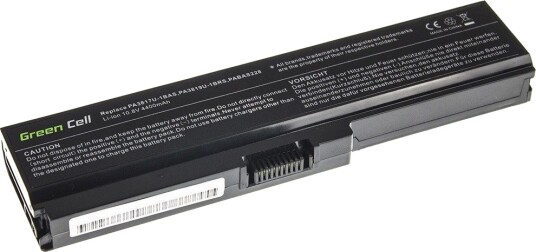 Green Cell-batteri til Toshiba Satellite, 4400 mAh, 11,1 V