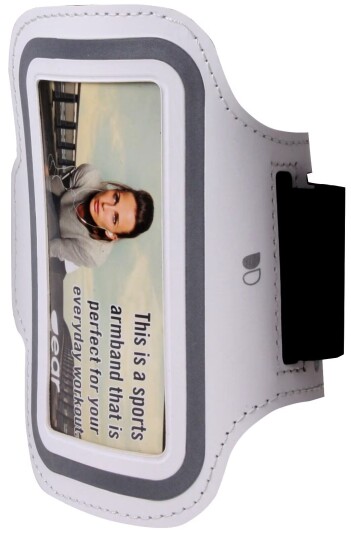 Gear Universal Sportsarmbånd for Smarttelefoner 4.7"-5" med Justerbar Strop
