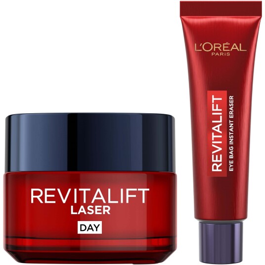 Loreal Paris Revitalift Laser Day Cream 50 ml & Laser Eye Bag Instant