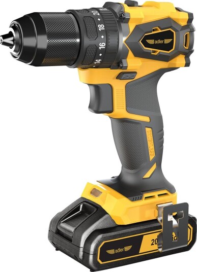 Adler Slagtrekker/Bormaskin 20V Aku1710w-2Ah