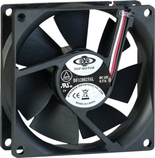 Inter-Tech 80mm kabinettvifte for PC-kjøling Inter-Tech 80mm kabinettvifte for PC-kjøling