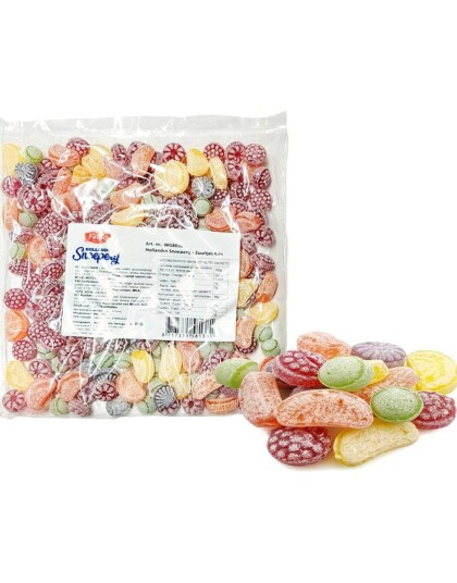 1kg Felko Sur Fruit Mix   Fruktformede sure drops