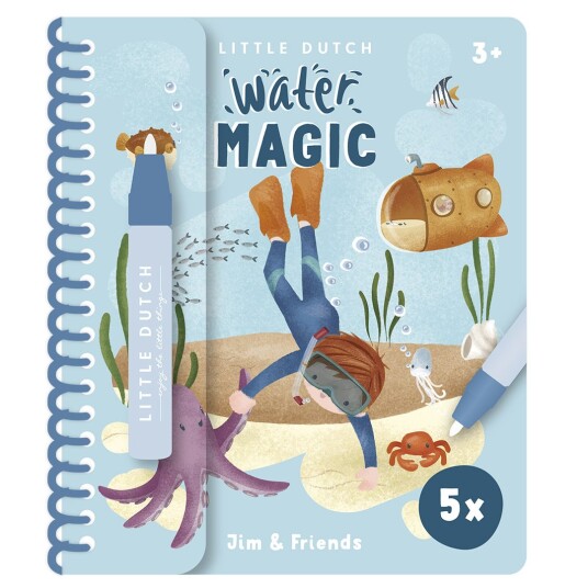 Little Dutch Water Reveal Book Jim & Friends 125469