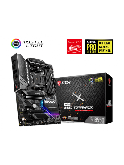 MSI MAG B550 TOMAHAWK - AMD B550 - AMD AM4 socket - DDR4 RAM - ATX MSI MAG B550 TOMAHAWK - AMD B550 - AMD AM4 socket - DDR4 RAM - ATX