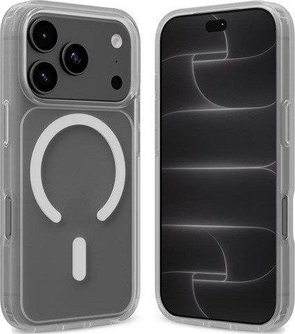 CRONG Hybrid MATTE Magnetic case with MagSafe for iPhone 18 Pro Max / 17 Pro Max - White