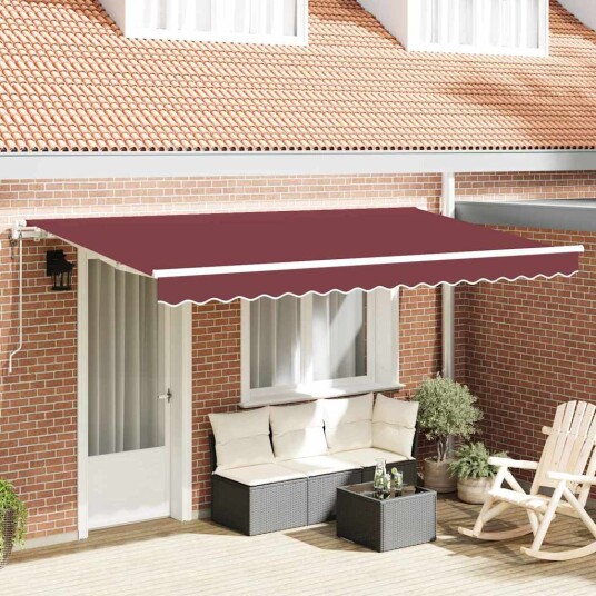 Innvendbar Markise Burgunder 350 x 200 cm