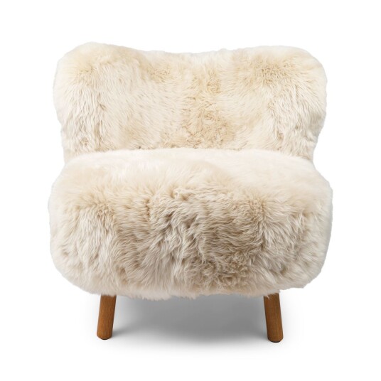 Natures Collection Ethan Loungestol Langhåret Beige Eik