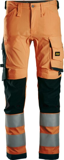 Snickers Workwear 6343 Arbeidsbukse oransje/svart Oransje/Svart, Klær