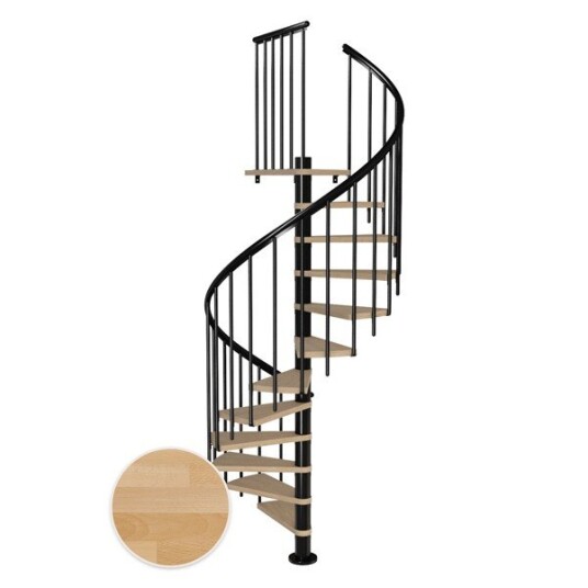 Dolle Montreal Spiral Bøk Oljet 9005 Classic3 12T Ø140 Dolle Montreal Spiral Bøk Oljet 9005 Classic3 12T Ø140