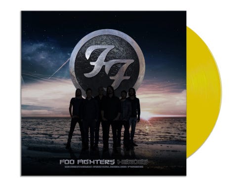 Foo Fighters  Heroes  Stockholm 1999  LP/Vinyl