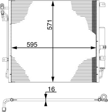 Kondensator MAHLE ORIGINAL AC 759 000S