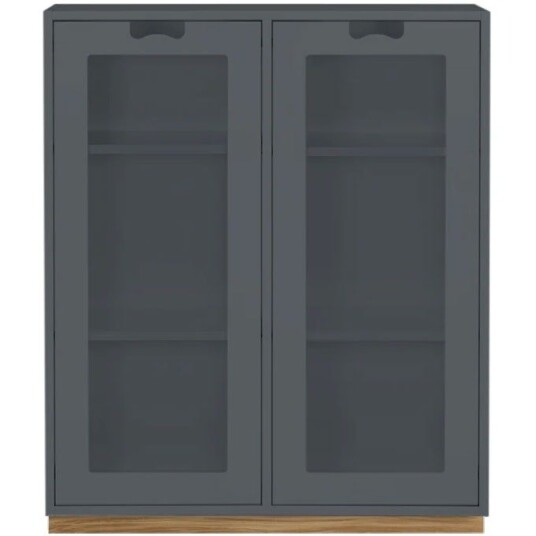 Asplund Snow E Vitrineskap 30 cm Storm Grey