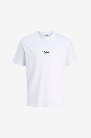 Jack & Jones Plus - T-skjorte jjeSoho Tee SS Crew Neck Pls - Hvit Jack & Jones Plus - T-skjorte jjeSoho Tee SS Crew Neck Pls - Hvit