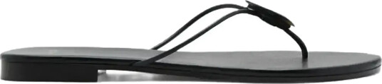 Mango Leather Sandal With Shell Detail Black 39 Mango Leather Sandal With Shell Detail Black 39