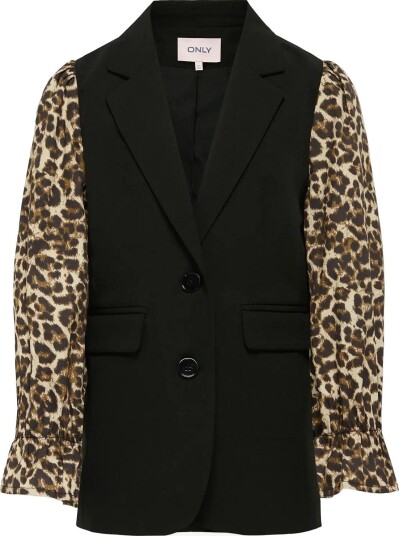 Kids Only Kogkira Oversize Leo Sle. Ls Blazer Tlr   BLACK   140