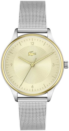 Lacoste Dameklokke 2001186 Club Champagnefarget/Stål Ø34 mm Lacoste Dameklokke 2001186 Club Champagnefarget/Stål Ø34 mm