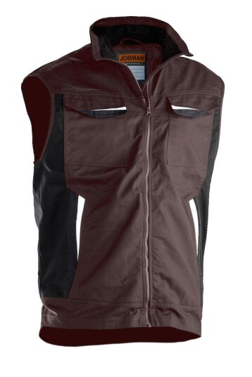 Jobman 7507 Vest brun Brun, Klær