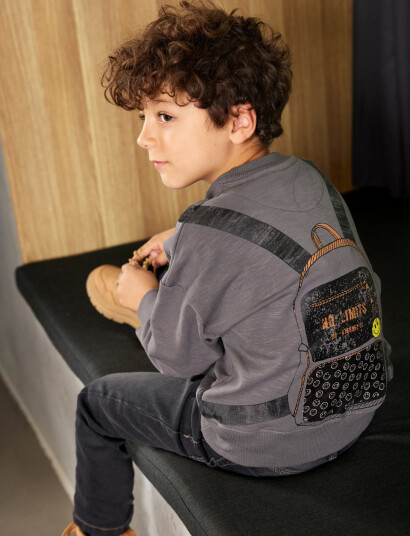 Minymo Sweatshirt Ls Grey 92
