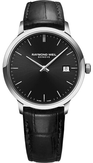 Raymond Weil Herreklokke 5485 STC 20001 Toccata Sort/Lær Ø39 mm