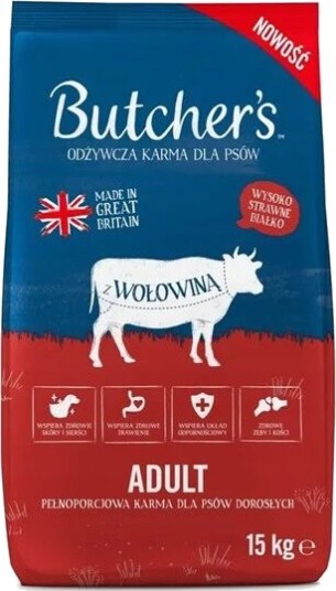 Butcher'S Original Beef Tørrfôr 15 kg