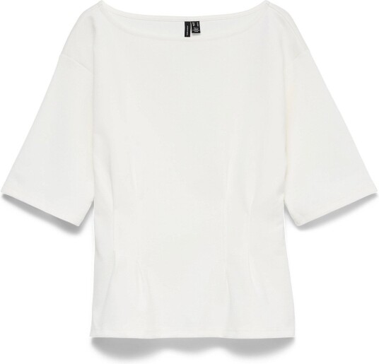 Vero Moda Vmbjork Ss Boatneck Top Jrs White S Vero Moda Vmbjork Ss Boatneck Top Jrs White S