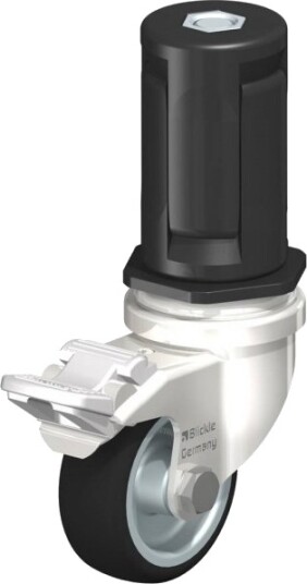 Blickle 853313 Lrxa-Path 50G-Fi-Exr05 Styrehjul Med Brems, Hjuldiameter 50 Mm, Maks 75 Kg, 1 Stk