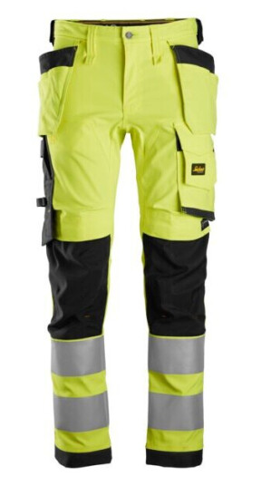 Snickers Workwear Bukse 6243 Gul/sor 046