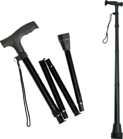 Sammenleggbar Stokk   85 95 cm