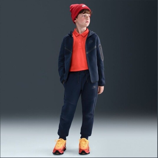 Nike Joggebukse Nsw Tech Fleece   Obsidian/svart Barn størrelse S: 128 137 cm