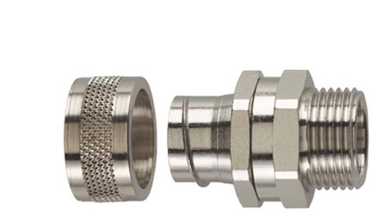 Hellermann Tyton 166 31101 Metallkobling utvendig gjenge PCS SM M vribar Nominell Ø12 mm M16 100 pakning Installasjonsmaterial