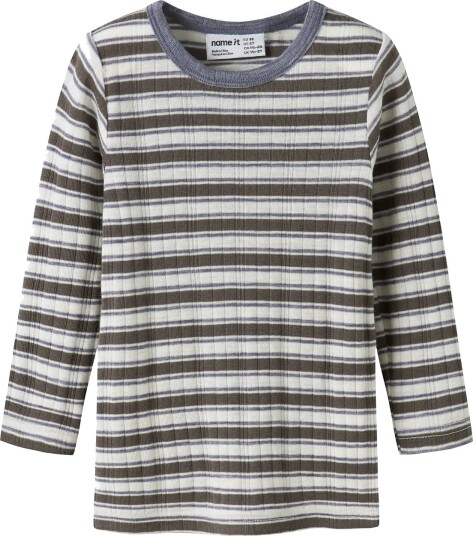Name It Nmmwang Wool Needle Ls Top White 104