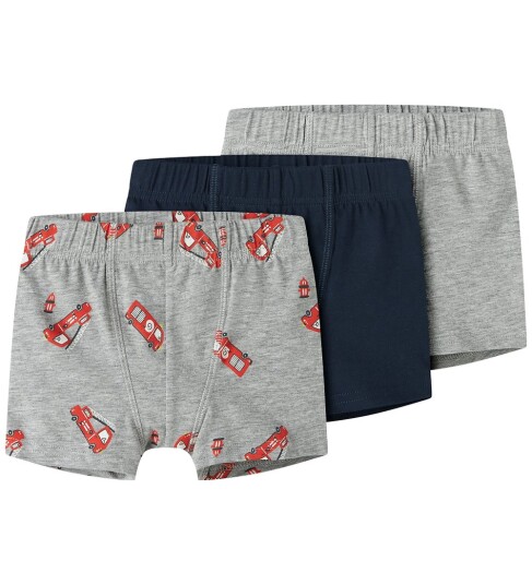 Name It Boksershorts nmmTights Grey Firetruck 3 pakning Grå Name It Boksershorts nmmTights Grey Firetruck 3 pakning Grå