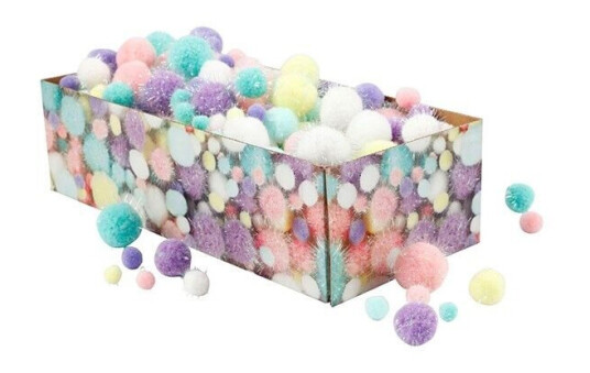Creativ Company Pom-poms Pastel colours 400gr.