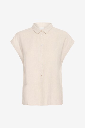 Ichi Linbluse ihLinno Sh3 Beige