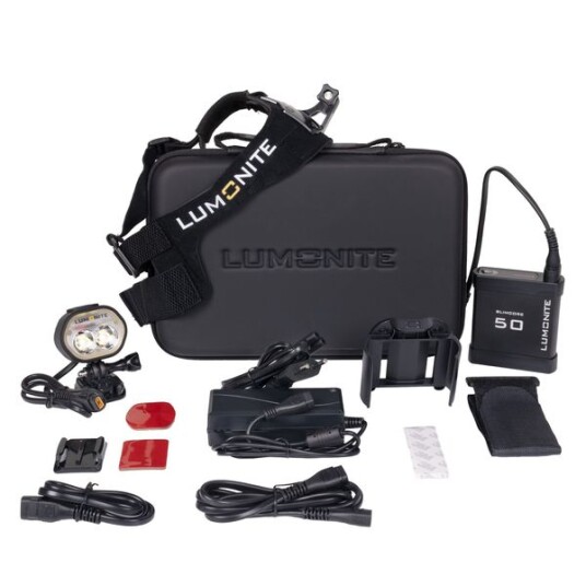 Skihjelmlykt LUMONITE Air2 2489 lm / Oppladbar Skihjelmlykt LUMONITE Air2 2489 lm / Oppladbar