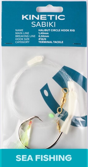 Kinetic Sabiki Halibut Circle Hook #10/0 Kinetic Sabiki Halibut Circle Hook #10/0