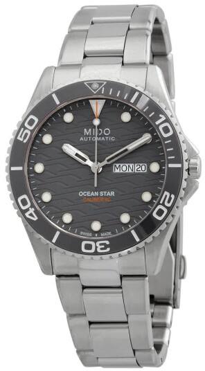 Mido Herreklokke M042.430.11.081.00 Ocean Star Grå/Stål Ø42.5 mm