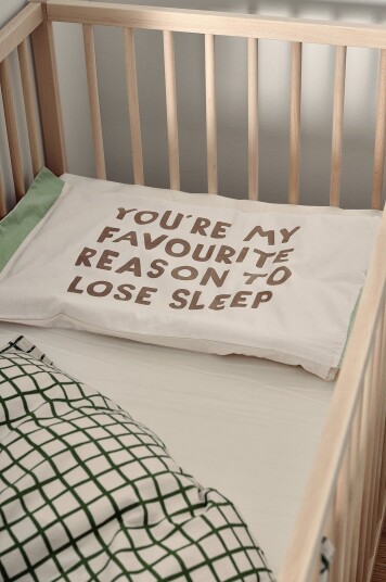 Ellos Home   Putevar Lose Sleep til sprinkelseng 38x55 cm   Rosa
