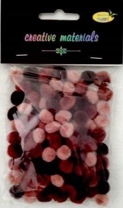 Acryl Pom Pom’Er Brun 10 Mm 100 Stk