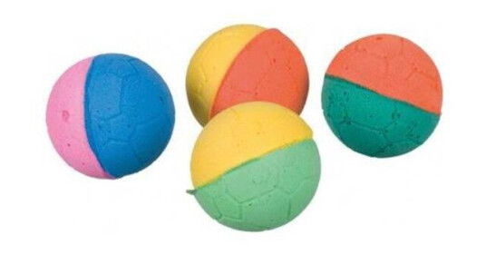 Trixie Set Of Soft Balls 4.5 cm Assorted Colours Trixie Set Of Soft Balls 4.5 cm Assorted Colours