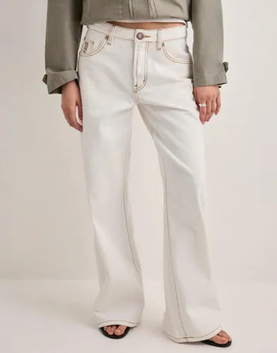 One Teaspoon Hvit Jackson Mw Dnm Jeans One Teaspoon Hvit Jackson Mw Dnm Jeans