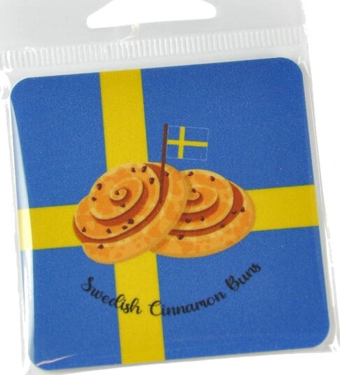 Mellow Design - Magnet Swedish Cinnamon Buns 6,5x6,5 cm