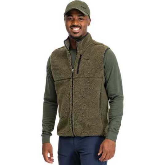 Bergans Lunnan Pile Fleece Vest Herre Pine Forest M